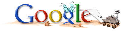 google logo mars rover