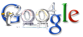 google logo holliday 2004